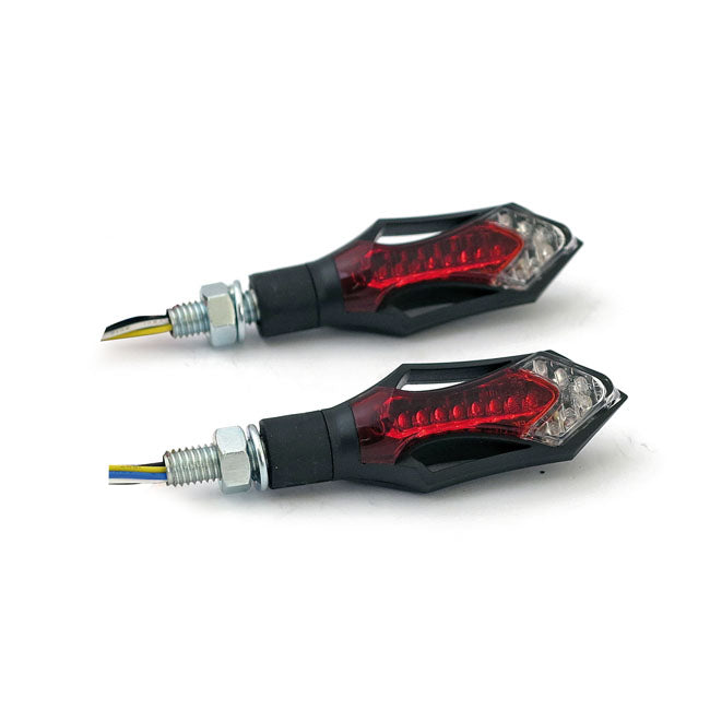 Hatch, Led Turn Signal / Taillight Combo. Red Lens Turn Signals Led Mcs