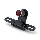 Old School Led Taillight, Type 5. Black. Red Lens Taillights Mcs