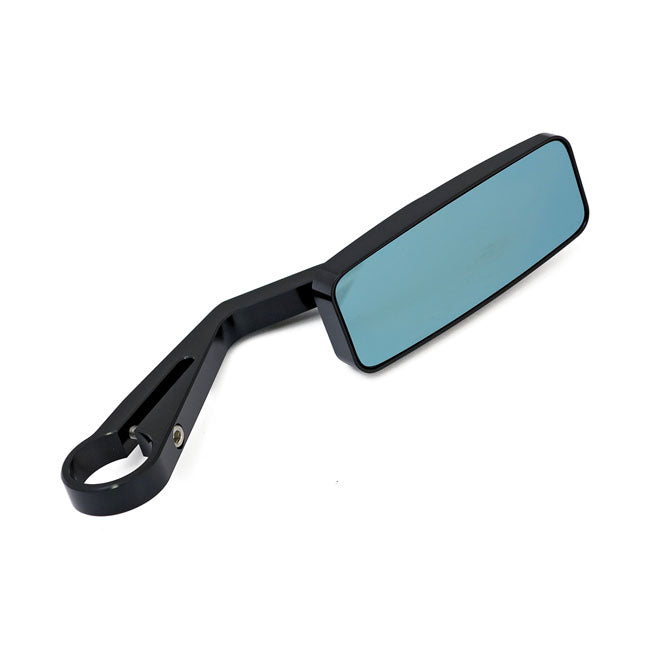 Black Action Mirror, Clamp On Bar End Mirrors Mcs