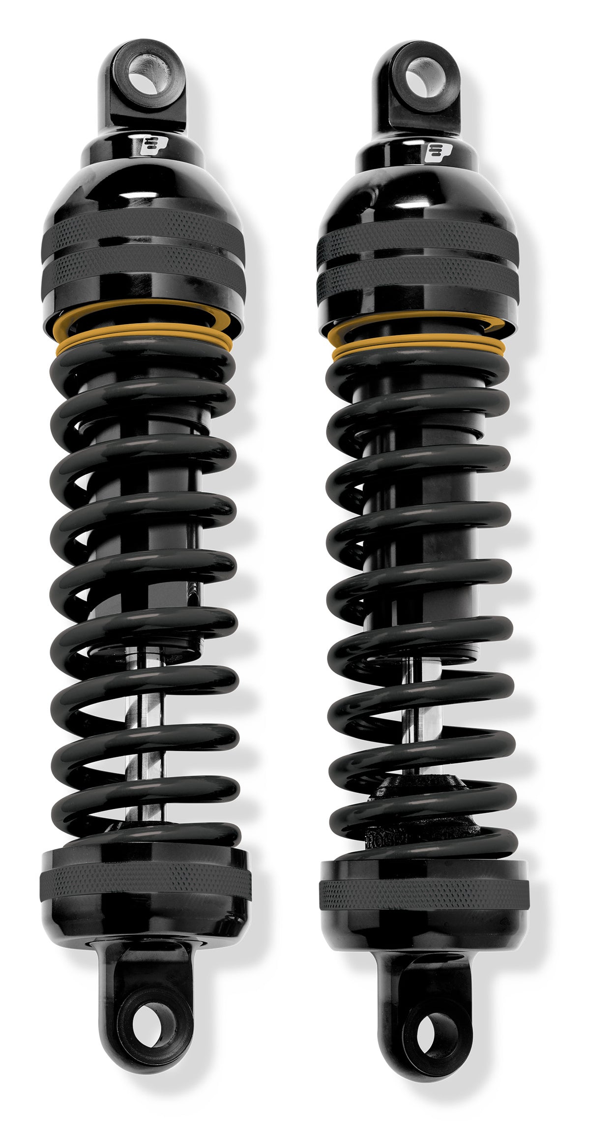 944 Elite Ultra Touring Series Rear Shocks, Black & Gold - Touring Rear Shocks Progressive Suspension