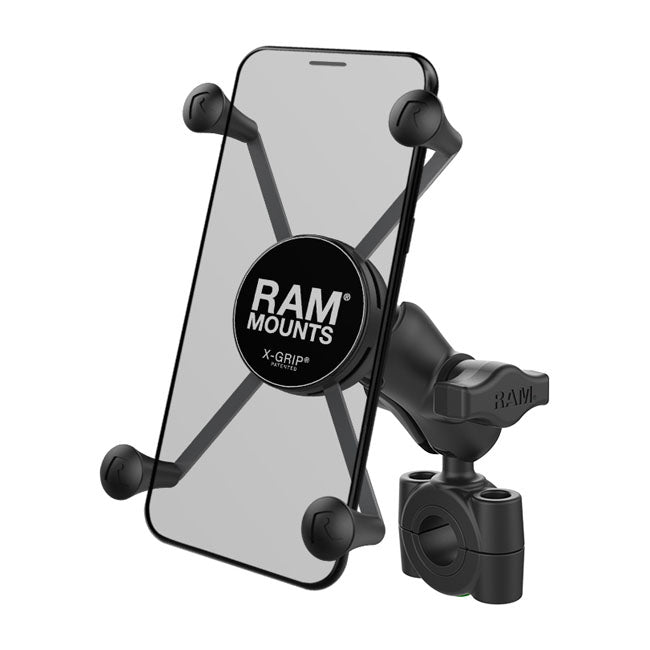 RAM Mounts, X-Grip Phone mount Torque rail base. Large phone Device Holders(Phone/Gsm) Ram Mounts
