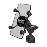 RAM Mounts, X-Grip Phone mount Torque rail base. Small phone Device Holders(Phone/Gsm) Ram Mounts