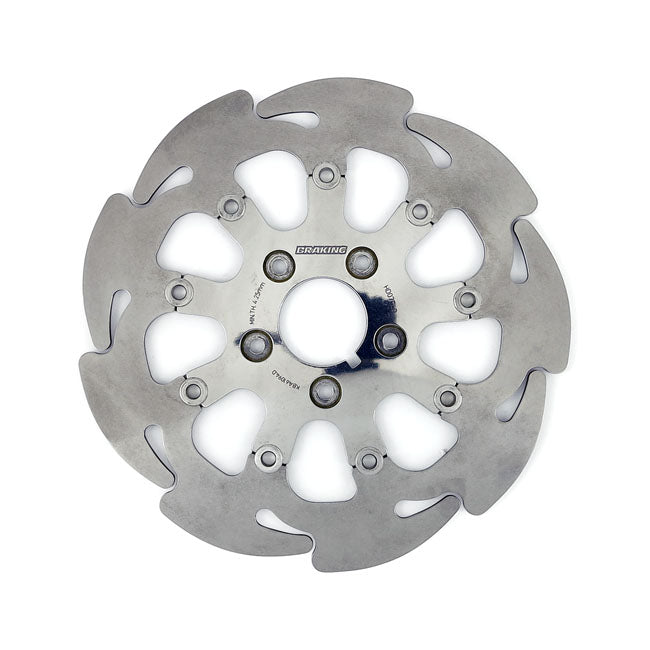 Braking floating 9-spoke Wave brake rotor 11.5", front right Brake Rotors 11.5 Inch Braking