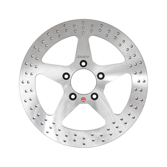 Braking solid drilled brake rotor 11.5", front left. Brake Rotors 11.5 Inch Braking