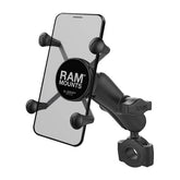 RAM Mounts, X-Grip Phone mount Torque rail base. Small phone Device Holders(Phone/Gsm) Ram Mounts