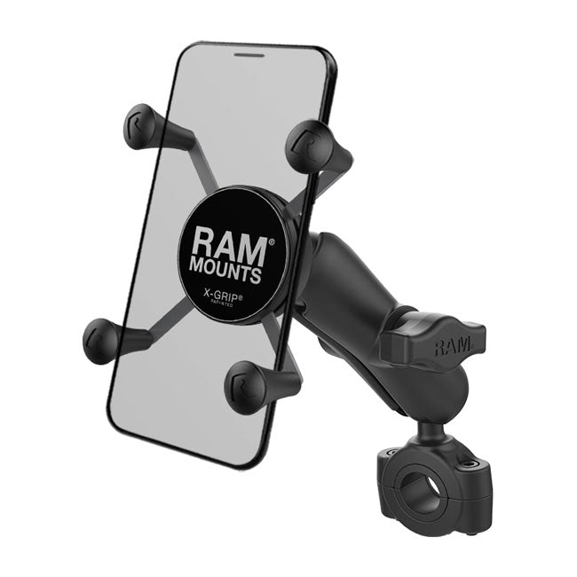 RAM Mounts, X-Grip Phone mount Torque rail base. Small phone Device Holders(Phone/Gsm) Ram Mounts