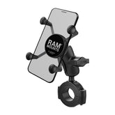 RAM Mounts, X-Grip Phone mount Torque rail base. Small phone Device Holders(Phone/Gsm) Ram Mounts