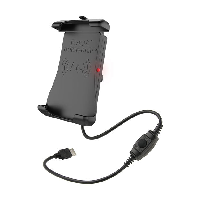 RAM Mounts, Quick-Grip wireless charging holder Device Holders(Phone/Gsm) Ram Mounts