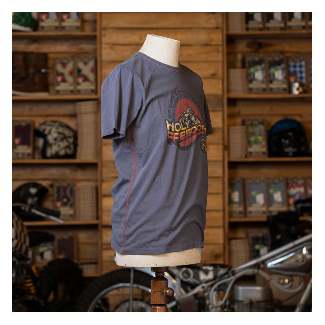 Holy Freedom L.A. Grey T Shirt Dark Grey T-Shirt Holy Freedom