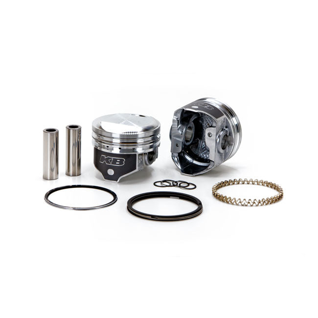 Kb Performance, 1340cc Evo B.T. Pop Up Piston Kit. Std Pistons And Rings Kits Kb Performance Piston