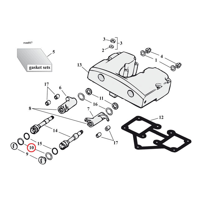 Washer, Rocker Shaft Rocker Shaft Washers Mcs