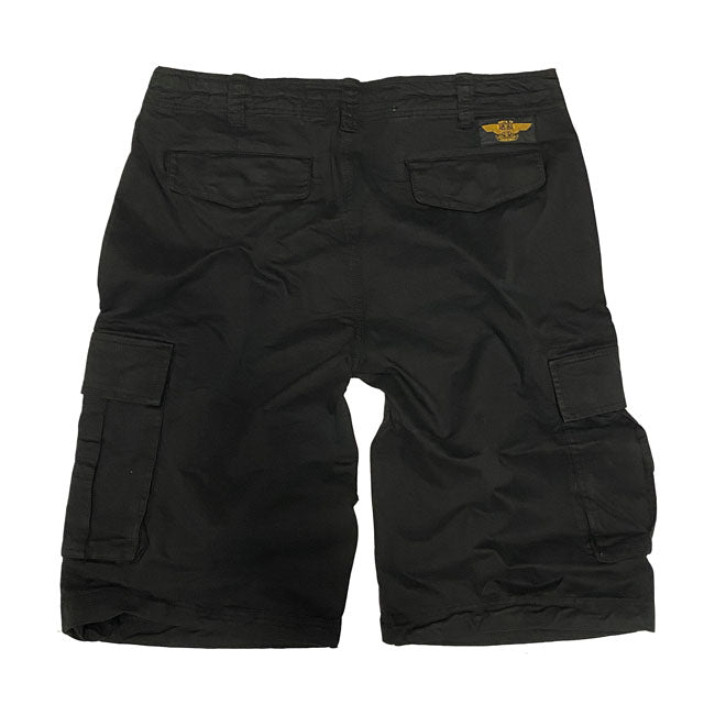 WCC CFL Cargo Shorts Vintage, Black Shorts West Coast Choppers