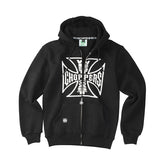 WCC OG Logo Zip Hoodie, Black Hoodie West Coast Choppers