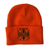 WCC OG roll-up beanie dark orange Beanie West Coast Choppers