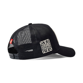 WCC Motorcycle Co. 5-panel trucker cap black Caps West Coast Choppers