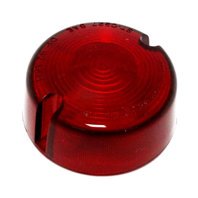 Replacement 3" Bullet Turn Signal Lens. Red Turn Signals Lenses Mcs