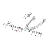 Spacer, Swingarm Bearing. Outer Swingarms Assy Mcs
