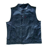 13 1/2 Night Rider Leather Vest Vest 13 And A Half Company S