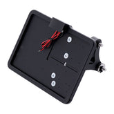 Cpv, ''Slide In'' License Plate Bracket. Side Mount, Black License Plate Brackets Cpv