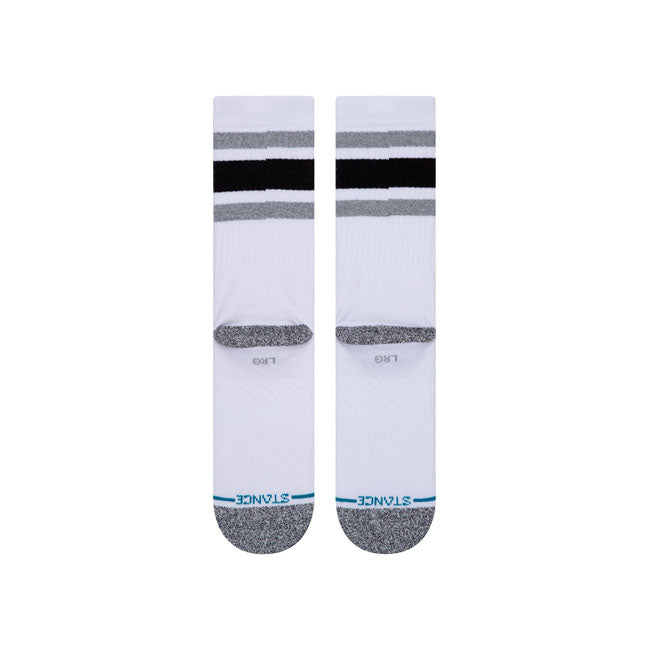 Boyd Crew Sock, White Socks Stance