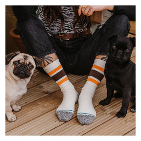 Stance Boyd Crew Sock, Off White Socks Stance