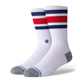 Stance Boyd Crew Sock, Blue Socks Stance Size M / 38-42