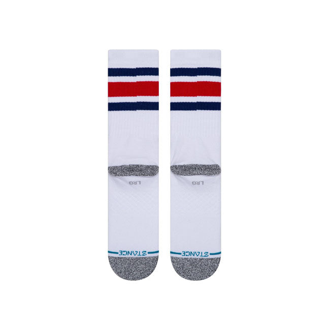 Boyd Crew Sock, Blue Socks Stance