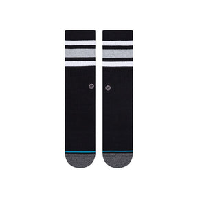 Boyd Crew Sock, Black Socks Stance