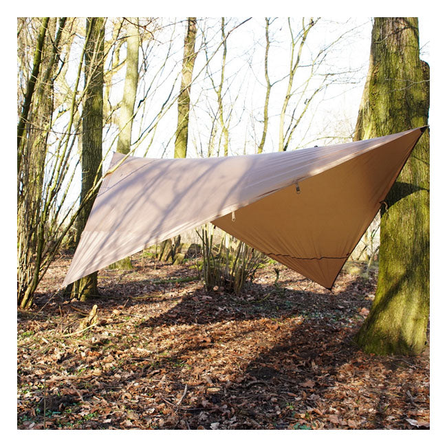 Fostex TF-2215 tarp wolf brown Camping And Outdoor Army Surplus