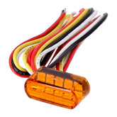 Fastline Led Light, Taillight With Turn Signal. Amber Lens Turn Signals Mcs