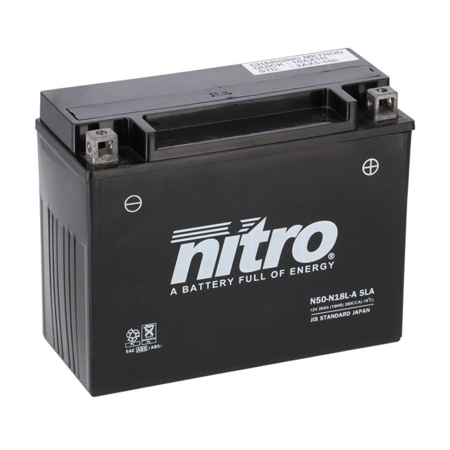 Nitro Sealed Agm Gel Battery Y50 N18 L A Sla Batteries Nitro
