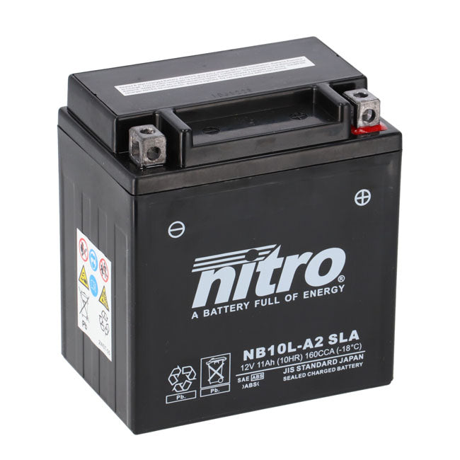 Nitro Sealed Agm Gel Battery Yb10 L A2 Sla Batteries Nitro