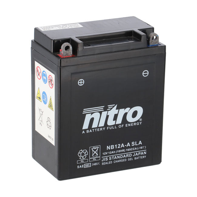 Nitro Sealed Agm Gel Battery Yb12 A A Sla Batteries Nitro