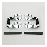 Nc Heavy Duty T Mount Kit, Straight Forks. Chrome Steel Windshield Mount Kits National Cycle