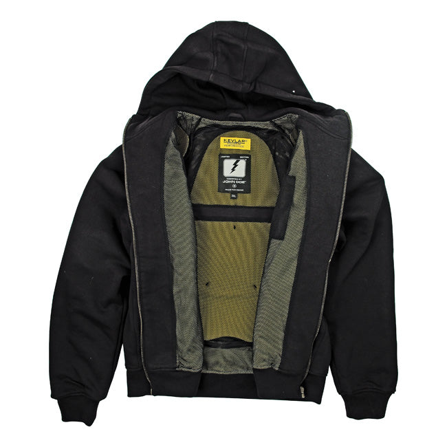 John Doe XTM zip hoodie 2 black Hoodies Defense John Doe