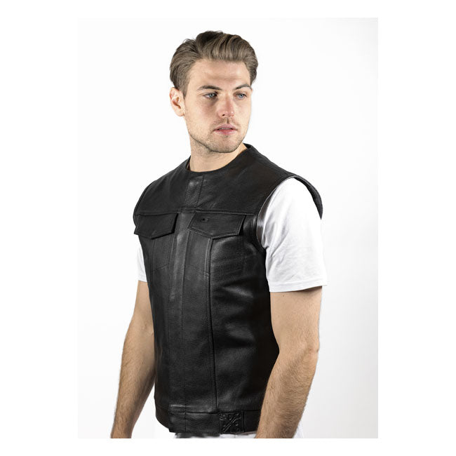 John Doe MC Outlaw leather vest black Vests John Doe