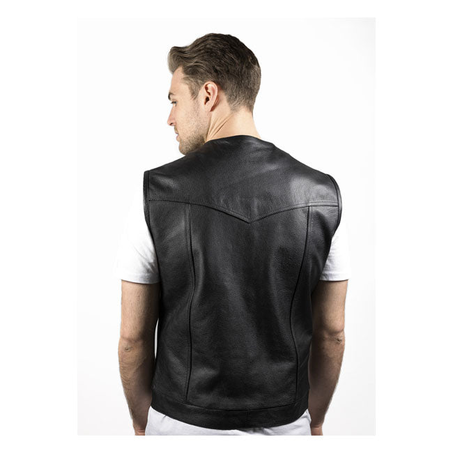 John Doe MC Outlaw leather vest black Vests John Doe