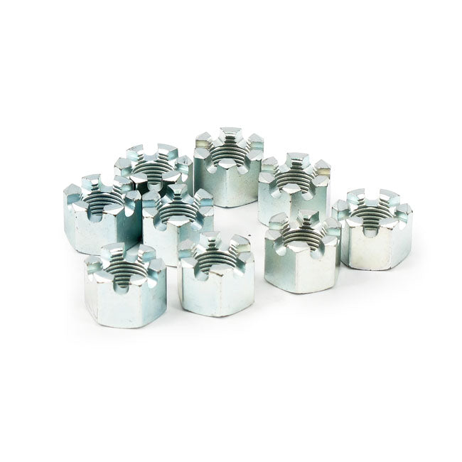 Flanged Castle Nut, Swingarm Pivot Shaft Swingarms Assy Mcs