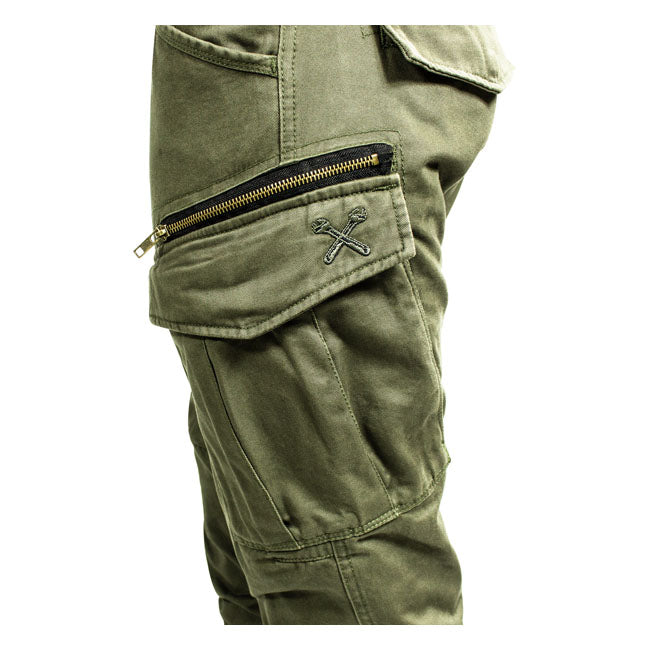 *5 WORKING DAYS EXTRA TRANSIT TIME* John Doe Stroker Cargo XTM pants olive Pants John Doe