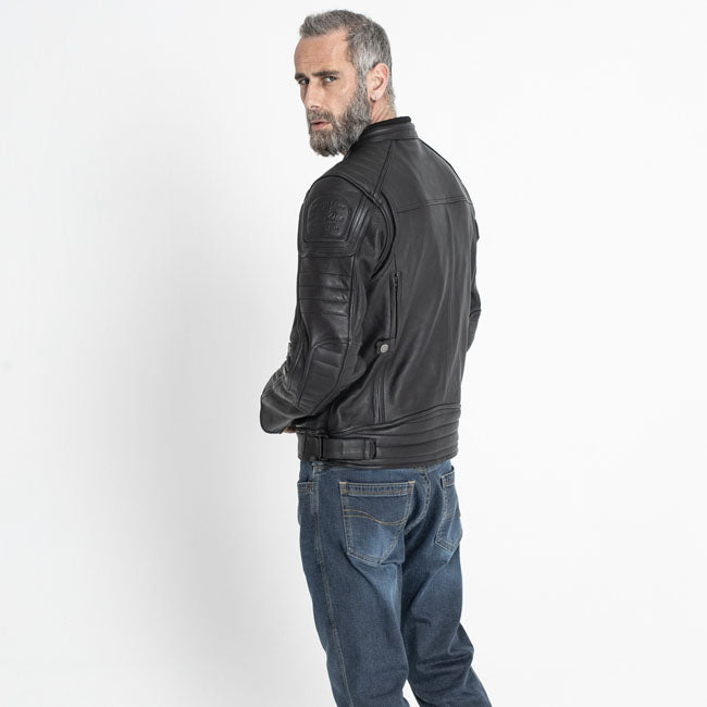 John Doe Technical Leather jacket with XTM black Jackets Male John Doe