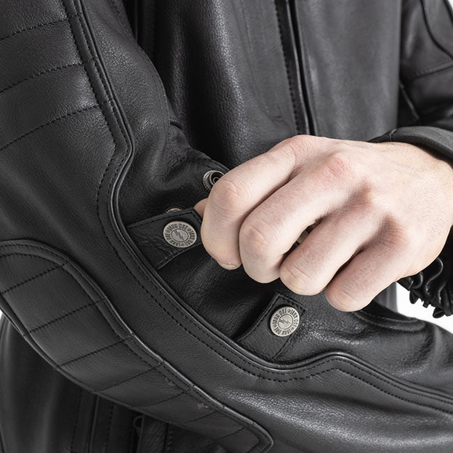 John Doe Technical Leather jacket with XTM black Jackets Male John Doe