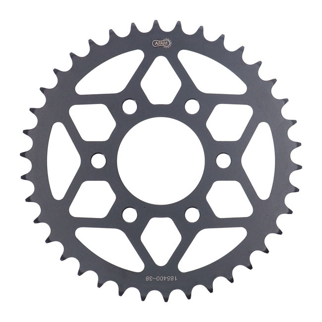 Afam, steel rear sprocket. 38 teeth Sprockets Rear Wheel Afam