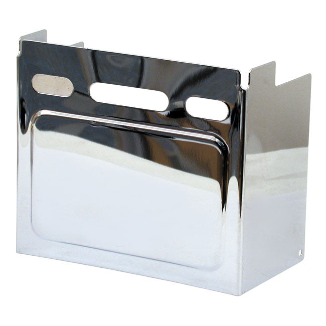 Battery Side Cover. Chrome Battery Covers Mcs
