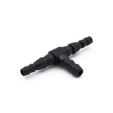 Oil Hose Tee. 3 Way. Black Oil Line Fittings Mcs