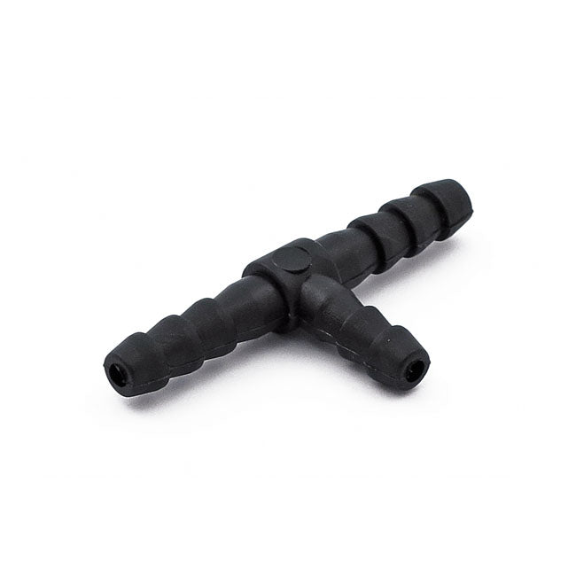 Oil Hose Tee. 3 Way. Black Oil Line Fittings Mcs