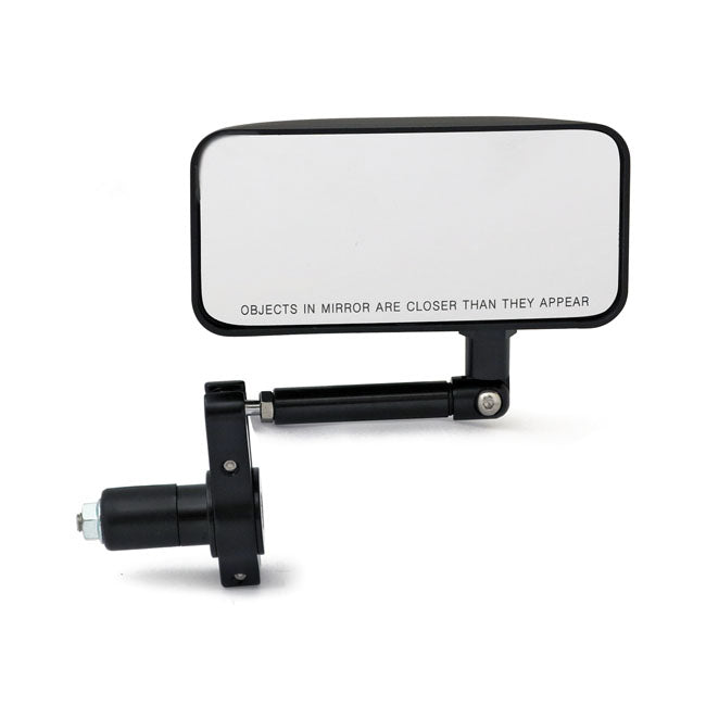 Convex In Bar Mirror Set, Rectangular. Black Mirrors Mcs