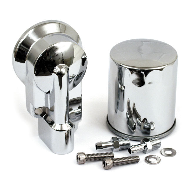 Oil Filter Mount Bracket Kit. Chrome Oil Tanks Misc Mcs