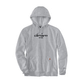 Carhartt Logo graphic hoodie asphalt heather Hoodies Carhartt