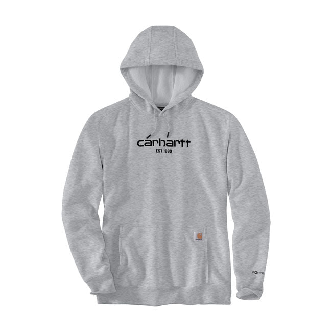 Carhartt Logo graphic hoodie asphalt heather Hoodies Carhartt