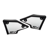 C-Racer, side number plates. Black gloss Seat C Racer